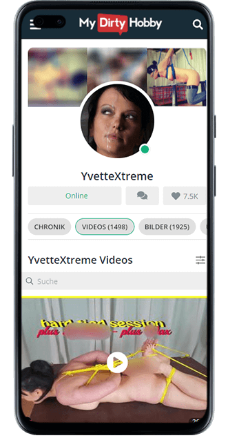 Yvette Xtreme bei MyDirtyHobby